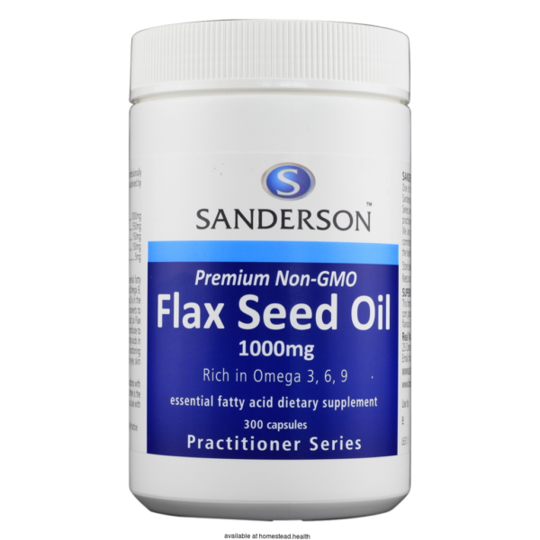 buy sanderson flax seed oil