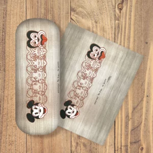 buy 100%NZ Dick Frizzell Mickey to Tiki glasses case